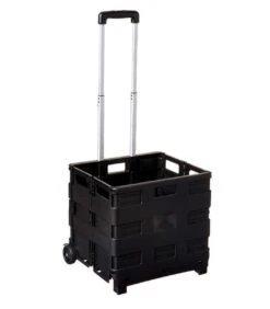 MH Label - XXL - Boodschappentrolley - 70 Liter - Inklapbaar Boodschappenkrat - Vouwkrat Op Trolley - Boodschappenkar - Opbergkrat - Opvouwbaar - Krat Trolley -Greenpan Winkel 1051x1200 1