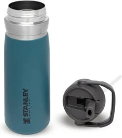 Stanley The IceFlow™ Flip Straw Water Bottle 0,65L - Thermosfles - Lagoon -Greenpan Winkel 1065x1200