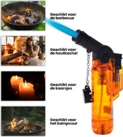 Prof Turbo Aansteker - Stormaansteker - Kaarsen - BBQ - Sigaren - 1 St -Greenpan Winkel 1078x1200