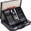 Swiss Pro+ Bestekset In Koffer-72 Delig-12 Persoons-Zwitsers Kwaliteit-Complete Set-100% Roestvrijstaal-Modern -Greenpan Winkel 1103x1200
