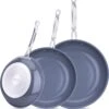Swiss Pro+ - Koekenpannenset - 3 Delig - Keramisch - Inductie - Milieuvriendelijk - PFAS - PFOA Vrij - Sapphire Green -Greenpan Winkel 1109x1200