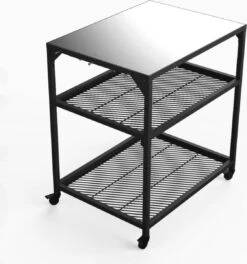 Ooni - Tafel - Medium - Pizza Tafel - 60x80x 90cm - RVS - Zwart -Greenpan Winkel 1121x1200 1