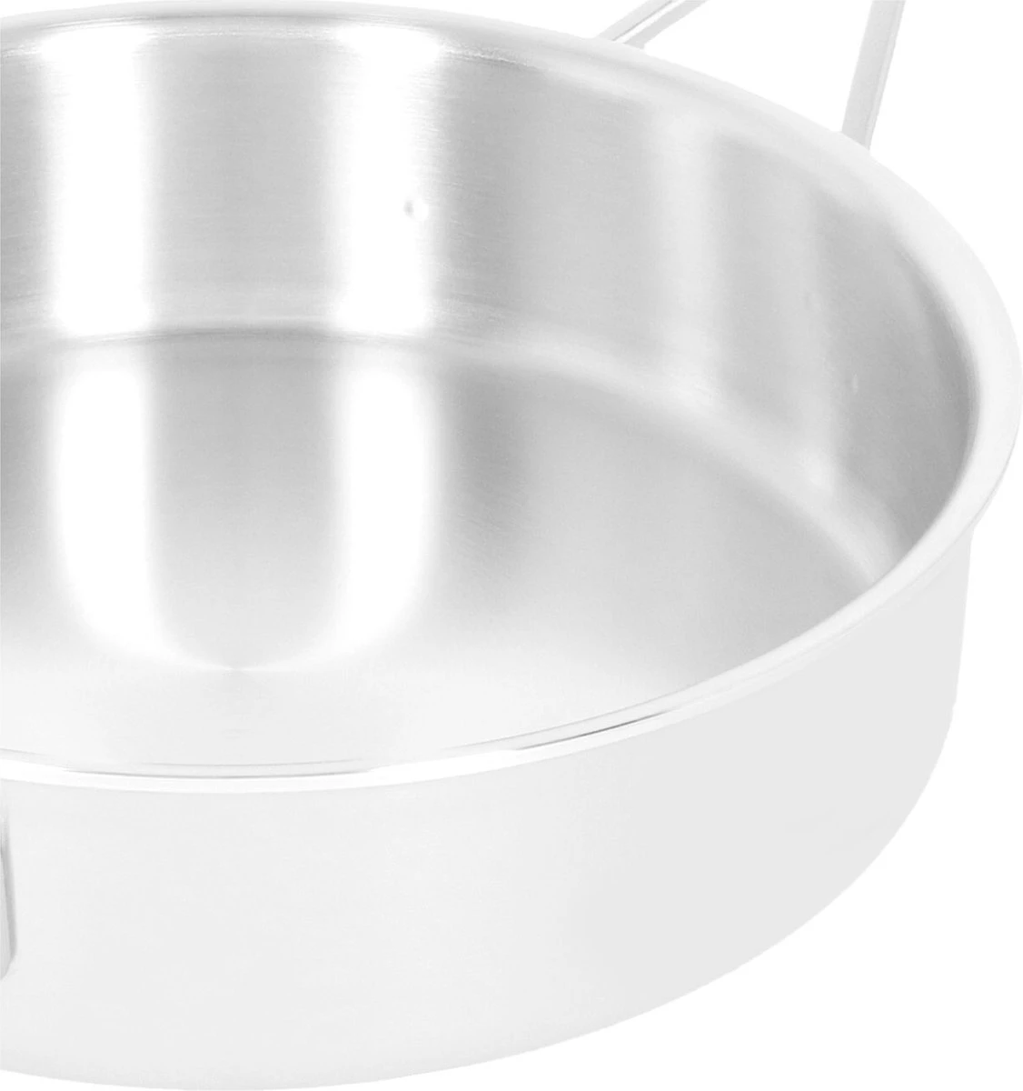 Demeyere Industry 5 - Sauteerpan met deksel - 28 cm - RVS Demeyere Industry 5 - Sauteerpan Met Deksel - 28 Cm - RVS -Greenpan Winkel