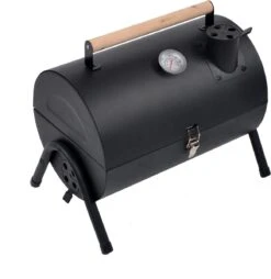 Compacte Draagbare Kolen BBQ Van Wolff BBQ - Handig Voor Op De Camping Op Het Strand Of In Een Park - Smoker Barbecue - Draagbare Lichtgewicht Bbq - Met Thermometer En Lucht Doorvoer. Laat Je Vlees Langzaam Garen. -Greenpan Winkel 1165x1200 2
