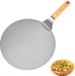 Luxe Pizzaschep Voor Verse Pizza - Extra Groot - RVS 30CM - Grote Pizza Schep Voor Oven Of BBQ Barbecue - Hout Handvat - Pizzaspatel Voor Zelfgemaakte Ovenpizza -Greenpan Winkel 1180x1200