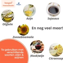 BooGoo® - RVS Olijfolie Sprayer Extreme Deluxe - Olijfolie Fles Verstuiver Voor Keuken - Oliespray - Oliefles - BBQ Accesoires - Olie Pomp Bakspray - Cooking Spray -Greenpan Winkel 1193x1200 2