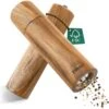 Dieux® - Peper En Zoutmolen Set - Cilinder Vorm - 22CM - Zout Peper Kruiden - 2 Stuks - Acacia Hout - Instelbare Maalgraad - Duurzaam - Luxe Kwaliteit - Hervulbaar - Pepermolen - Zoutmolen - BBQ Accesoires - Pasen -Greenpan Winkel 1195x1200 1