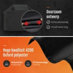 GrillX Barbecue Hoes - 145 X 61 X 117cm - BBQ Hoes Waterdicht - Beschermhoes Inclusief Trekkoord - BBQ Accesoires -Greenpan Winkel 1198x1200 1