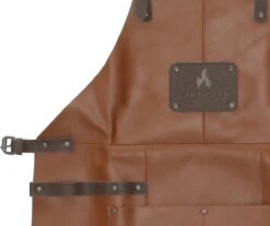 Goodman - BBQ Schort - Echt Leer - Leren Schort Man - Cognac Bruin -Greenpan Winkel 1200x1005