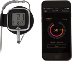 Patton Kamado Houtskool Barbecue - 18" - Grilloppervlak Ø 39 Cm - Met Bluetooth Thermometer - Groen -Greenpan Winkel 1200x1024