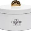 Riviera Maison Voorraadpot Met Deksel, Koekjestrommel - It's Cookie Time Storage Jar - Wit - Porselein -Greenpan Winkel 1200x1050 4