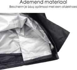 BBQ Beschermhoes - Voor Kamado - Universeel - Tot 23 Inch - Zwart -Greenpan Winkel 1200x1100 2