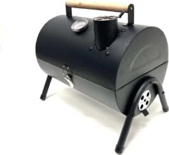 Compacte Draagbare Kolen BBQ Van Wolff BBQ - Handig Voor Op De Camping Op Het Strand Of In Een Park - Smoker Barbecue - Draagbare Lichtgewicht Bbq - Met Thermometer En Lucht Doorvoer. Laat Je Vlees Langzaam Garen. -Greenpan Winkel 1200x1102 5