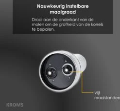 KROMS Peper En Zoutmolen Set - Peper En Zoutmolen Set Elektrisch -2 In 1 - Instelbare Maalgraad - Pepermolen - Zoutmolen - Peper En Zoutmolen Elektrisch 5 KROMS Peper En Zoutmolen Set - Peper En Zoutmolen Set Elektrisch -2 In 1 - Instelbare Maalgraad - Pepermolen - Zoutmolen - Peper En Zoutmolen Elektrisch -Greenpan Winkel 1200x1104 2