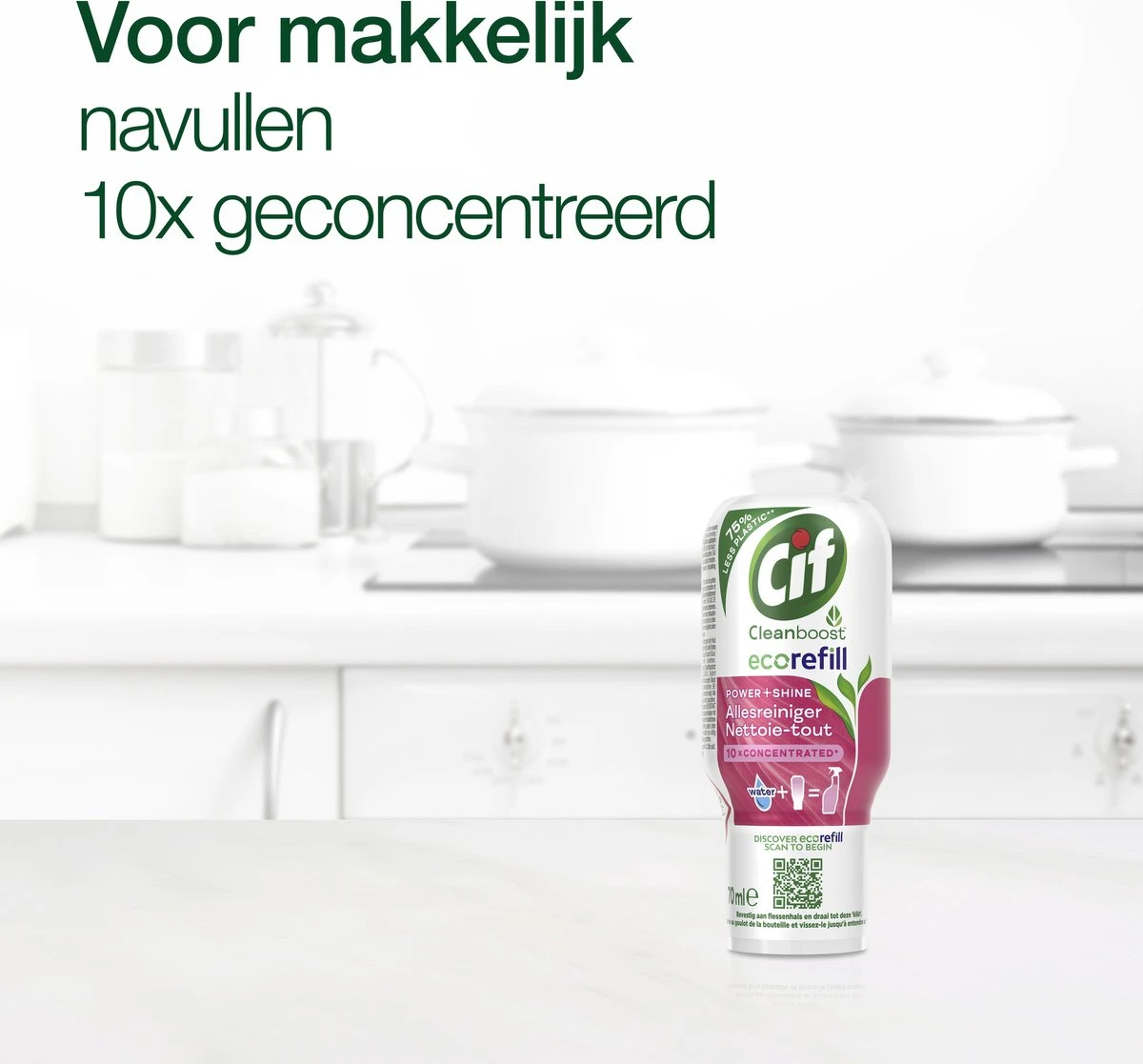 Cif CleanBoost Power & Shine Allesreiniger Ecorefill Capsules - 10 x 70 ml - Voordeelverpakking Cif CleanBoost Power & Shine Allesreiniger Ecorefill Capsules - 10 X 70 Ml - Voordeelverpakking -Greenpan Winkel 1200x1117 2