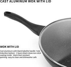 Swiss Pro+ Wokpan - Met Glazen Deksel - 28cm - Zwart -Greenpan Winkel 1200x1133 2