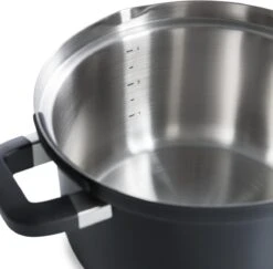 BK Flow Cool Black Glas Kookpannenset - 4-delig - Zwart - Glazen Deksel - Veilig Afgietsysteem - Inductie -Greenpan Winkel 1200x1182