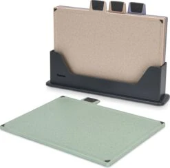 Fissman Luxe Index Snijplankenset - Met Houder - 4 Stuks - 30x22.5cm -Greenpan Winkel 1200x1184 3