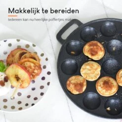Ocina Poffertjespan Accessoires Set - Doseerfles - Poffertjes Spuitfles - 6x Poffertjes Vork - Kwast - Siliconen Kwast - Bakkwast - Gratis Poffertjes E-Book -Greenpan Winkel 1200x1198 14