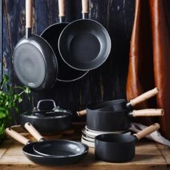 GreenChef Vintage Wokpan 28cm/3.7L - Zwart - Inductie - PFAS-vrij -Greenpan Winkel 1200x1200 10