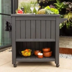BluMill BBQ Tafel - Inclusief Koelvak 80 Liter - Op Wieltjes - Met Flessenopener - 102 X 46 X 86,5 Cm -Greenpan Winkel 1200x1200 110