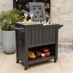 BluMill BBQ Tafel - Inclusief Koelvak 80 Liter - Op Wieltjes - Met Flessenopener - 102 X 46 X 86,5 Cm -Greenpan Winkel 1200x1200 112