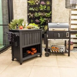 BluMill BBQ Tafel - Inclusief Koelvak 80 Liter - Op Wieltjes - Met Flessenopener - 102 X 46 X 86,5 Cm -Greenpan Winkel 1200x1200 113