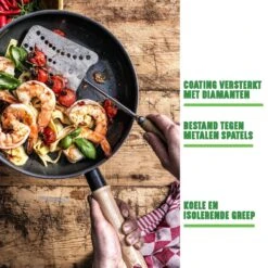 GreenChef Vintage Wokpan 28cm/3.7L - Zwart - Inductie - PFAS-vrij -Greenpan Winkel 1200x1200 14