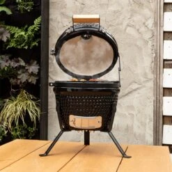 BluMill Kamado BBQ Egg - Kamado 13 Inch - Incl. Vlees Thermometer - Houtskoolbarbecues - Zwart - Ø 27cm -Greenpan Winkel 1200x1200 174