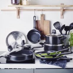 GreenPan Memphis Pannenset - 20-delig - Zwart - Inductie - PFAS-vrij -Greenpan Winkel 1200x1200 185