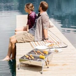 BBQ Collection Houtskoolbarbecue - Cilinder - Chroom -Greenpan Winkel 1200x1200 239