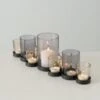Theelichthouder Zwart Metaal / Glas. Set Van 9 -Greenpan Winkel 1200x1200 256