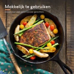 Ocina Gietijzeren Pan – ø30,5cm - Skillet - Koekenpan – Hapjespan – Koekenpan Inductie – Koekenpannenset - Gietijzeren Pan Bbq - Gietijzer -Greenpan Winkel 1200x1200 27