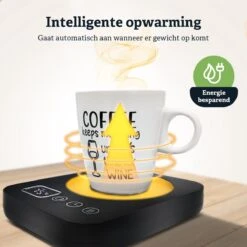 Shutterlight Verwarmde Onderzetter – Tot 85°C – 9 Standen – Timer – Warmhoudplaat Voor Mok Thee & Koffie – Mug Heating Plate – Cup Warmer -Greenpan Winkel 1200x1200 281