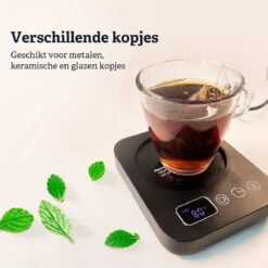 Shutterlight Verwarmde Onderzetter – Tot 85°C – 9 Standen – Timer – Warmhoudplaat Voor Mok Thee & Koffie – Mug Heating Plate – Cup Warmer -Greenpan Winkel 1200x1200 283