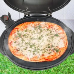 KitchenBrothers Elektrische BBQ - Met Grillplaat - Anti-aanbaklaag - Incl. Plank/Houders - Grilloppervlak 46,5x33,8cm - Tot 300°C - 2400W - Zwart -Greenpan Winkel 1200x1200 333