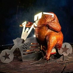 GrillX Beer Can Chicken Houder - Kiphouder Motorcycle - BBQ Accesoires - Bierkip - Barbeque Gereedschap - Chicken Sitter -Greenpan Winkel 1200x1200 342