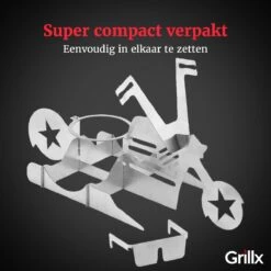 GrillX Beer Can Chicken Houder - Kiphouder Motorcycle - BBQ Accesoires - Bierkip - Barbeque Gereedschap - Chicken Sitter -Greenpan Winkel 1200x1200 344