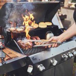 Burnhard Gas BBQ Big FRED Deluxe - 4 Branders - Incl. Keramische Infraroodbrander & Afdekhoes - Deluxe -Greenpan Winkel 1200x1200 358