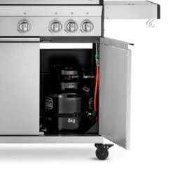 Burnhard Gas BBQ Big FRED Deluxe - 4 Branders - Incl. Keramische Infraroodbrander & Afdekhoes - Deluxe -Greenpan Winkel 1200x1200 359