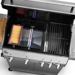 Burnhard Gas BBQ Big FRED Deluxe - 4 Branders - Incl. Keramische Infraroodbrander & Afdekhoes - Deluxe -Greenpan Winkel 1200x1200 360
