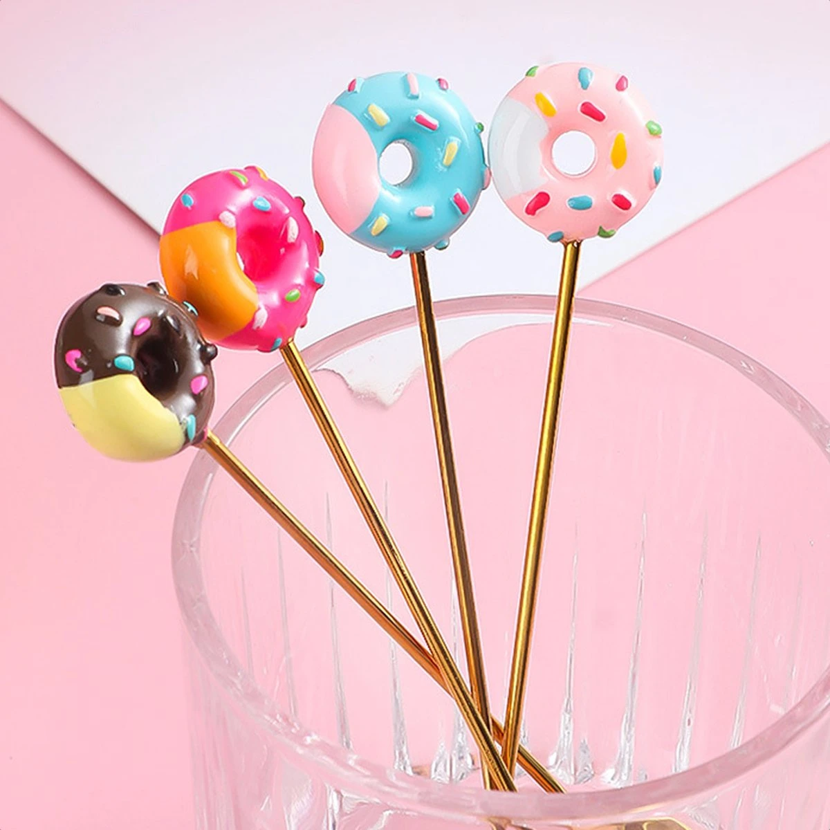 Gebaksvorkjes donut set van 4 taartvorkjes - goud Gebaksvorkjes Donut Set Van 4 Taartvorkjes - Goud -Greenpan Winkel 1200x1200 380