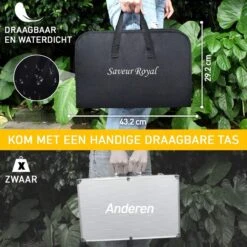 Saveur Royal® 35-delige Barbecue Gereedschapset In Roestvrij Staal - BBQ Grill Set Met Draagtas - Barbecuegerei-sets - Barbecue Accessoires Gereedschap - 35-delig -Greenpan Winkel 1200x1200 408