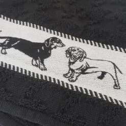 DDDDD Saar - 2x Theedoek & 2x Keukendoek - Black -Greenpan Winkel 1200x1200 417