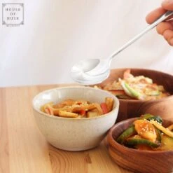 House Of Husk 1 Persoons Chopstick Lepel Set - 1 Paar Metalen Koreaanse Eetstokjes - Inclusief Eetlepel En Houder - RVS - Metaal - Eetstokjes - Koreaans - Vaatwasserbestendig - Sushi Chopsticks - Noodles - Zilver -Greenpan Winkel 1200x1200 420