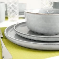 Excellent Serviesset - Servies - 16 Stuks - Aardewerk - Grijs -Greenpan Winkel 1200x1200 428