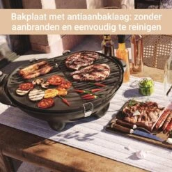 SUNTEC Elektrische BBQ 9493 - Geschikt Voor Buiten Als Tafelbarbecue Of Staande Barbecue - Barbecue Voor Balkon, Terras, Tuin En Camping - Elektrisch Barbecueën Met Max. 2400 Watt - Mobiel Onderstel -Greenpan Winkel 1200x1200 452