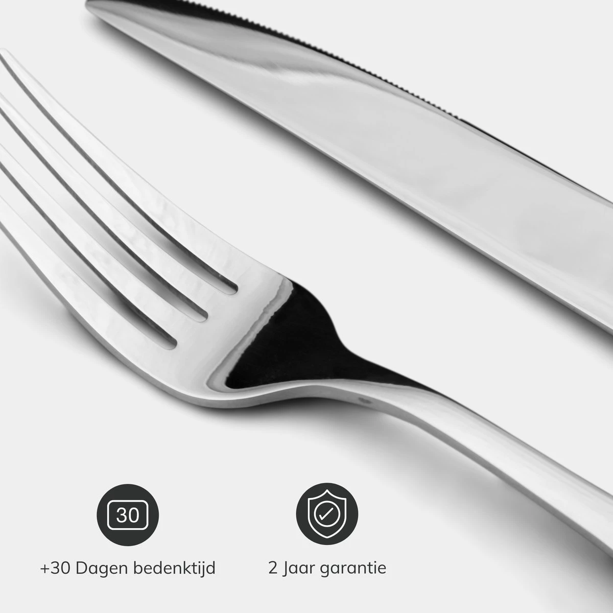 Deleca 8 Persoons Bestekset (48-delig) - Lepels, Messen, Vorken & Steakmessen - Vaatwasserbestendig - Zilver / RVS Deleca 8 Persoons Bestekset (48-delig) - Lepels, Messen, Vorken & Steakmessen - Vaatwasserbestendig - Zilver / RVS -Greenpan Winkel 1200x1200 465