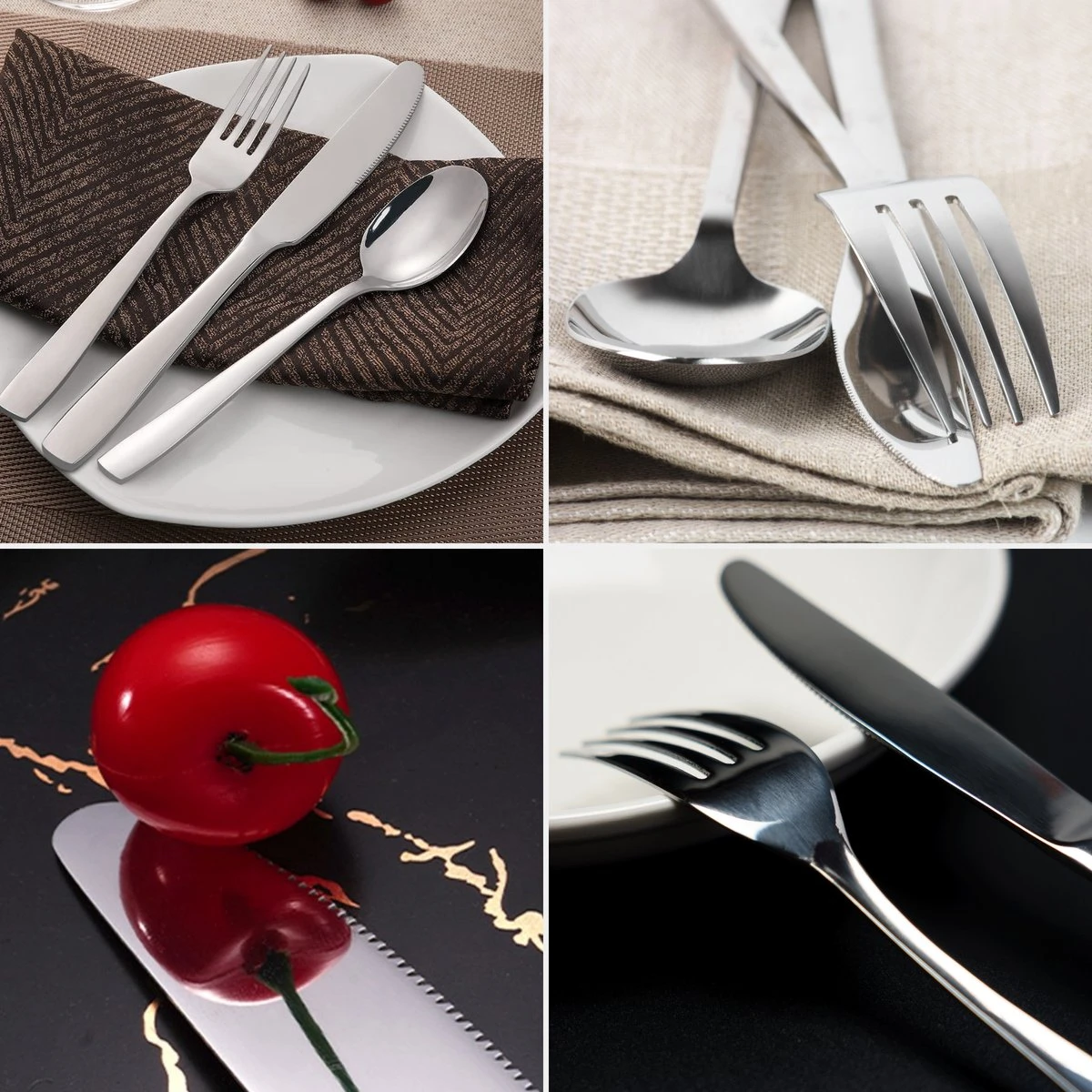 Deleca 8 Persoons Bestekset (48-delig) - Lepels, Messen, Vorken & Steakmessen - Vaatwasserbestendig - Zilver / RVS Deleca 8 Persoons Bestekset (48-delig) - Lepels, Messen, Vorken & Steakmessen - Vaatwasserbestendig - Zilver / RVS -Greenpan Winkel 1200x1200 467