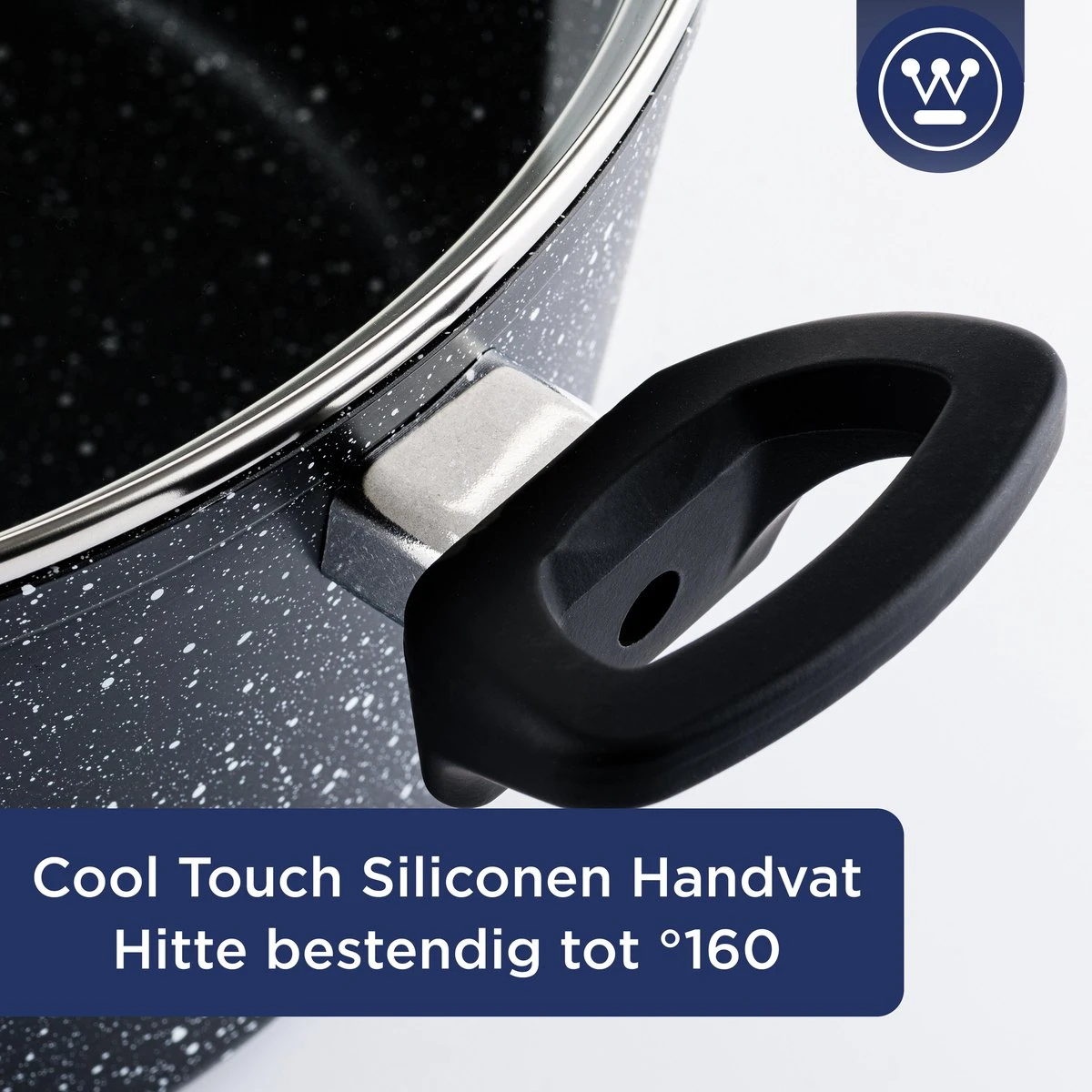 Westinghouse Hapjespan Inductie - Ø 32 cm - Zwart Marmer - Met Deksel Westinghouse Hapjespan Inductie - Ø 32 Cm - Zwart Marmer - Met Deksel -Greenpan Winkel 1200x1200 493